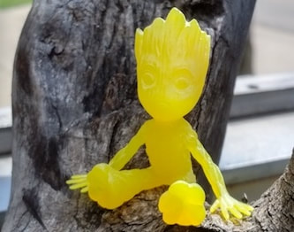 Baby groot Air planter photopolymer resin